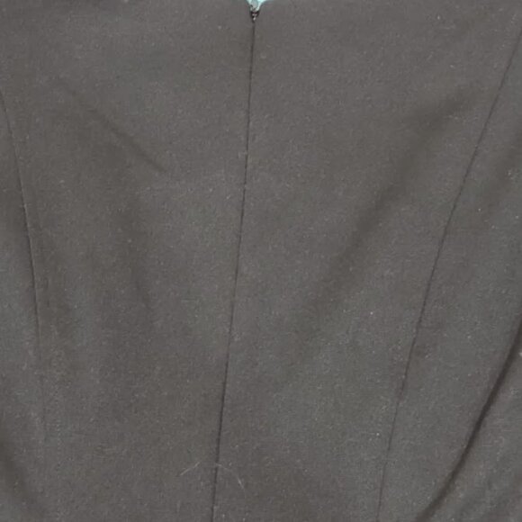 TALBOTS CLASSIC LITTLE BLACK DRESS SLEEVELESS SHEATH FULL ZIP WOMEN'S SIZE 2P - Picture 6 of 10